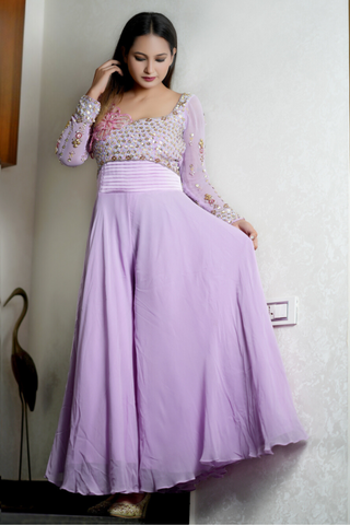 Lilac Flowing Dress